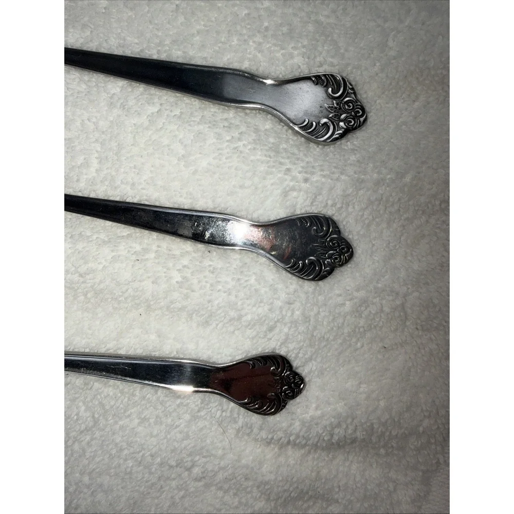 Versailles By MSI Japan Stainless 3 Pc Serving Gravy Ladle Fork & Slotted Spoon
